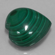 Rounded Banded Green Malachite