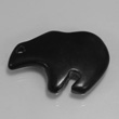 Solid Black Onyx Carved Bear