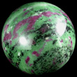 Ruby Zoisite Sphere