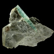 Long Aquamarine in Matrix