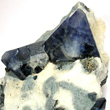 Triangular Benitoite Crystal Pair