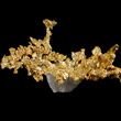 Gold Formation on Quartz