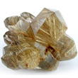 Lustrous Rutilated Quartz Cluster