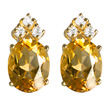 Citrine Vermeil Stud Earrings