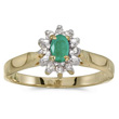 Emerald and Diamond Ring