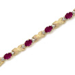 Ruby and Diamond Gold Bracelet