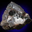 Andradite on Milky Quartz