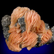 Barite and Cerussite over Galena