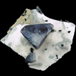 Benitoite Triangle on Natrolite