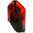 Red Flattened Brookite Crystal