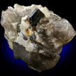 Columbite in Quartz and Albite