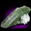 Curved Green Elbaite Crystal