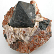 Franklinite Octahedron with Willemite