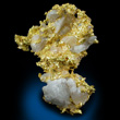 Bright Gold on Quartz