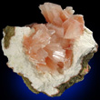 Pink Heulandite on Mordenite