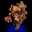 Crystallized Copper with interlocking masses