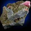 Johannsenite with Rhodochrosite