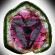 Multicolored Liddicoatite Slice