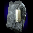 Elongated Pyrite Crystal in Schist