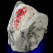 Realgar on Marble Matrix