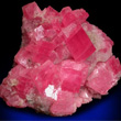 Rhodochrosite on Quartz