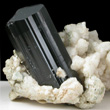 Schorl on Albite Matrix