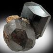 Schorl with Almandine Garnet