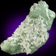 Thomsonite Crystals on Prehnite