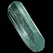 Elongated Bluish-Green Topaz