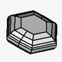 Flat Tabular Hexagonal Disc